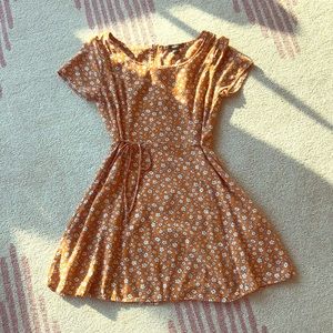 Floral mini dress. Vintage.